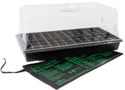 Hot House w/ Heat Mat, tray, 72 cell pack, 7" dome