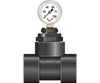 Pressure Gauge with 1.5in Hook Up