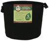 Gro Pro Premium Round Fabric Pot w/ Handles 5 Gallon - Black (110/Cs)