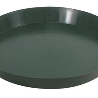 Green Premium Plastic Saucer 16 in