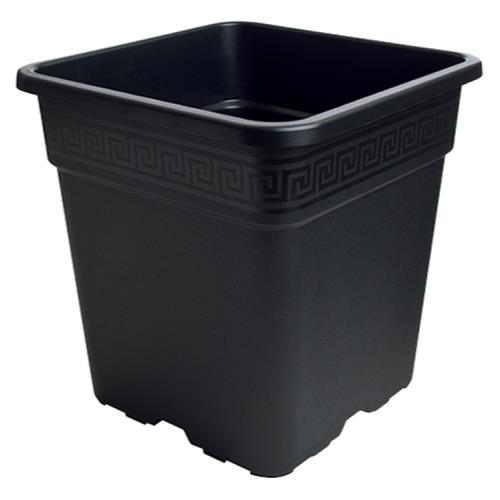 5 gallon plastic planter pots DECORATIVE SQUARE POT 5 GALLON