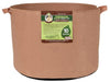 Gro Pro Premium Round Fabric Pot w/ Handles 10 Gallon - Tan (70/Cs)