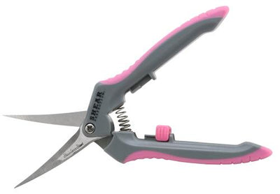 Shear Perfection Pink Platinum Stainless Trimming Shear - 2 in Curved Blades