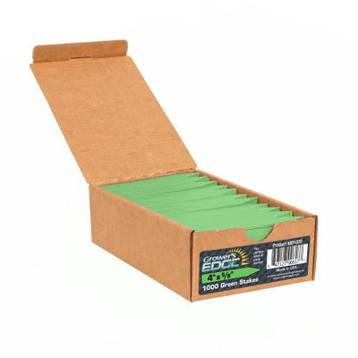 Grower's Edge Plant Stake Labels Green - 1000/Box